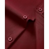image:imageMens Short Sleeve Dress Shirt Wrinkle Free Button Down Shirt with PocketBurgundy