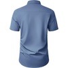 image:imageMens Short Sleeve Dress Shirt Wrinkle Free Button Down Shirt with PocketDusty Blue