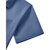 image:imageMens Short Sleeve Dress Shirt Wrinkle Free Button Down Shirt with PocketDusty Blue