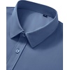 image:imageMens Short Sleeve Dress Shirt Wrinkle Free Button Down Shirt with PocketDusty Blue