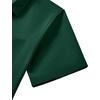 image:imageMens Short Sleeve Dress Shirt Wrinkle Free Button Down Shirt with PocketGreen