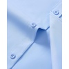 image:imageMens Short Sleeve Dress Shirt Wrinkle Free Button Down Shirt with PocketLight Blue