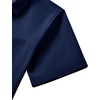 image:imageMens Short Sleeve Dress Shirt Wrinkle Free Button Down Shirt with PocketNavy Blue