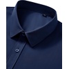 image:imageMens Short Sleeve Dress Shirt Wrinkle Free Button Down Shirt with PocketNavy Blue
