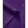 image:imageMens Short Sleeve Dress Shirt Wrinkle Free Button Down Shirt with PocketPurple