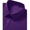 image:imageMens Short Sleeve Dress Shirt Wrinkle Free Button Down Shirt with PocketPurple