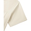 image:imageMens Short Sleeve Dress Shirt Wrinkle Free Button Down Shirt with PocketTan