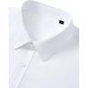 image:imageMens Short Sleeve Dress Shirt Wrinkle Free Button Down Shirt with PocketWhite