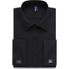 image:imageAlimens amp Gentle French Cuff Regular Fit Dress Shirts Cufflink IncludedBlack