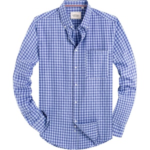 image:imageAlimens amp Gentle Mens Solid Oxford Shirt Long Sleeve Dress Shirt Work Casual Button Down Shirts with PocketPlaidlight Blue